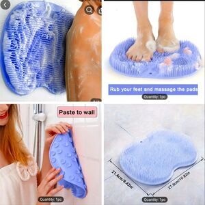Nonslip body exfoliating scrubber